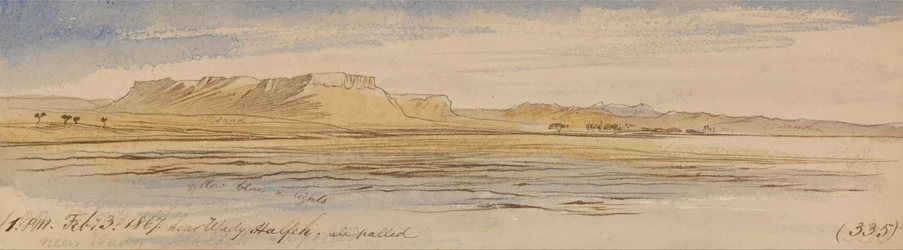 In der Nähe von Wady Halfeh